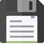 Floppy Disk SVG Icon